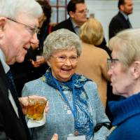 president lubbers with two women